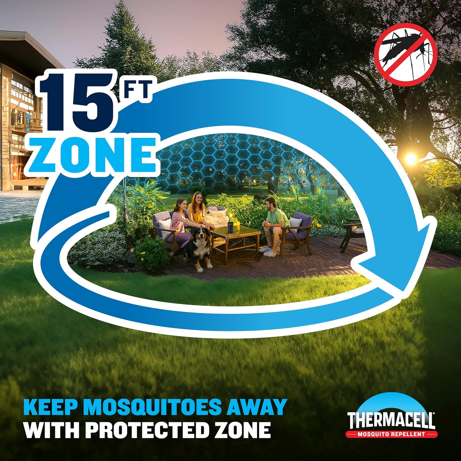 Detalle de Thermacell Mosquito Repellent Refills – 120 Hours of Protection (30 Mats + 10 Cartridges)