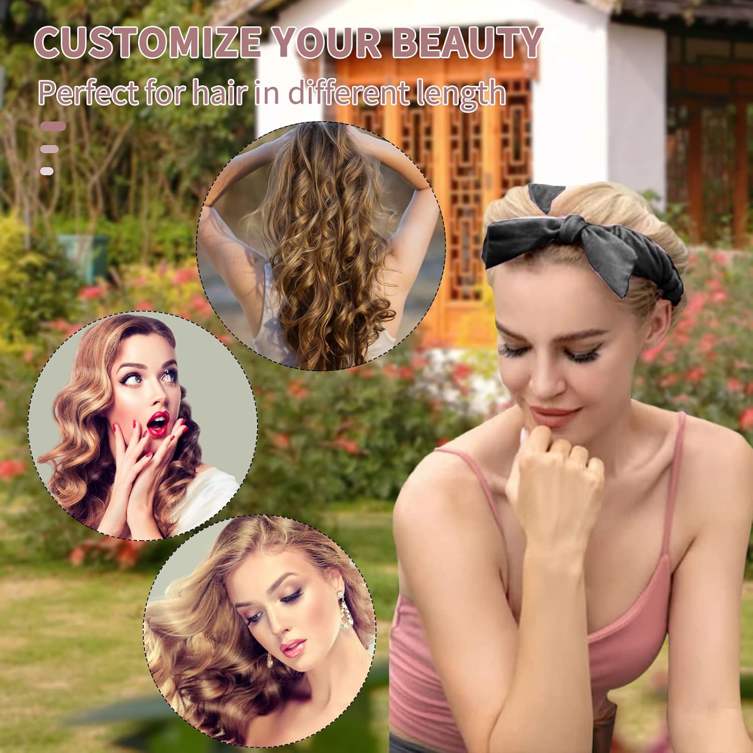 Thumbnail 4 de Neu Lockenwickler Heatless Curls Band für Haare