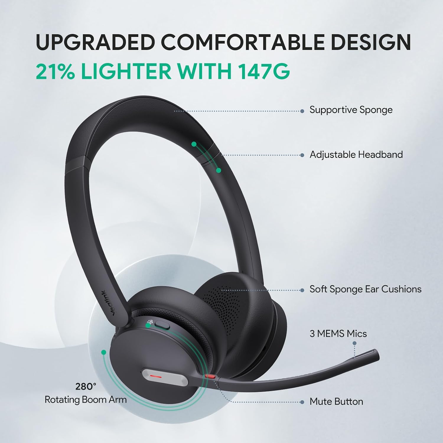 Thumbnail 5 de Yealink wireless headset BH70