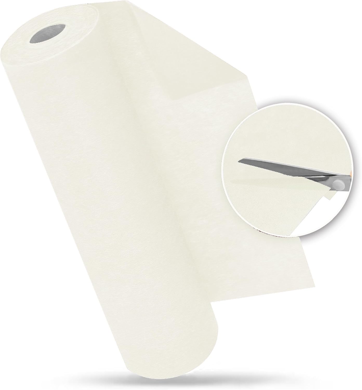 Thumbnail 3 de MODERNO Cremefarbener Vlies-Tischläufer (30 cm x 25 m) für moderne Tischdekoration bei Hochzeit, Geburtstag & Outdoor-Events