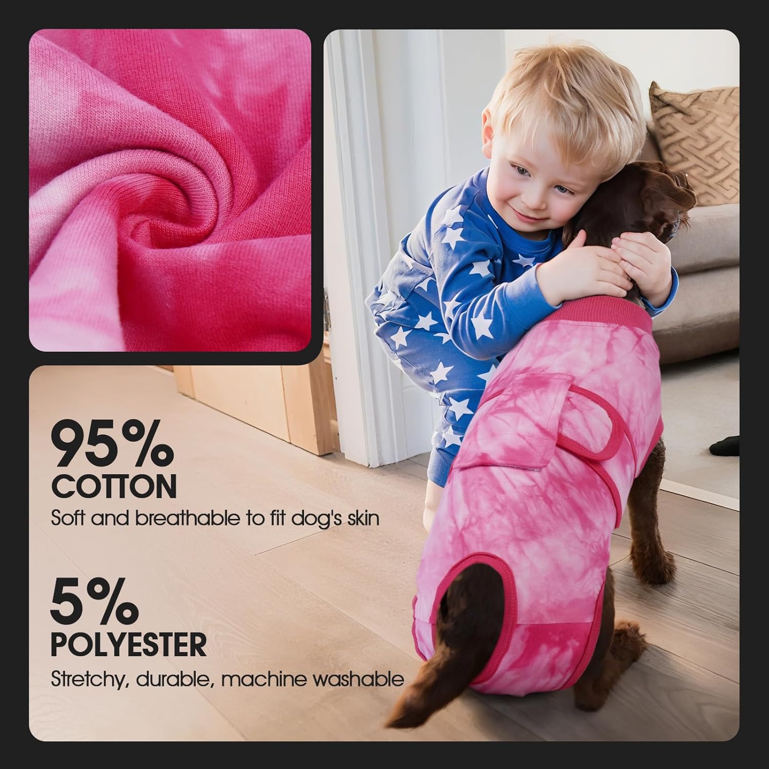 Detalle 2 de FUAMEY Surgery Recovery Suit 95% cotton S