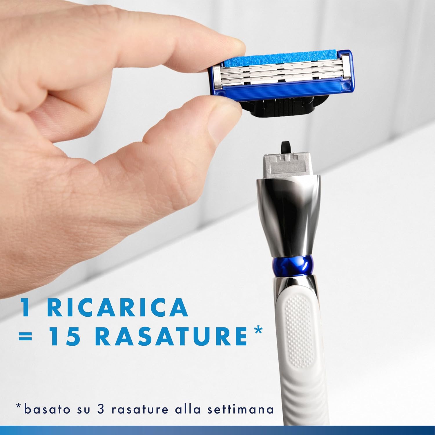 Thumbnail 6 de Gillette Mach3 Turbo Rasoio Da Uomo con 2 Regole di Lamette: Prestazioni Fluide e Affidabili