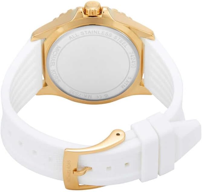 Detalle 2 de Michael Kors Everest Watch per Donne: cronografo al quarzo, cassa 40 mm in acciaio e cinturino in silicone