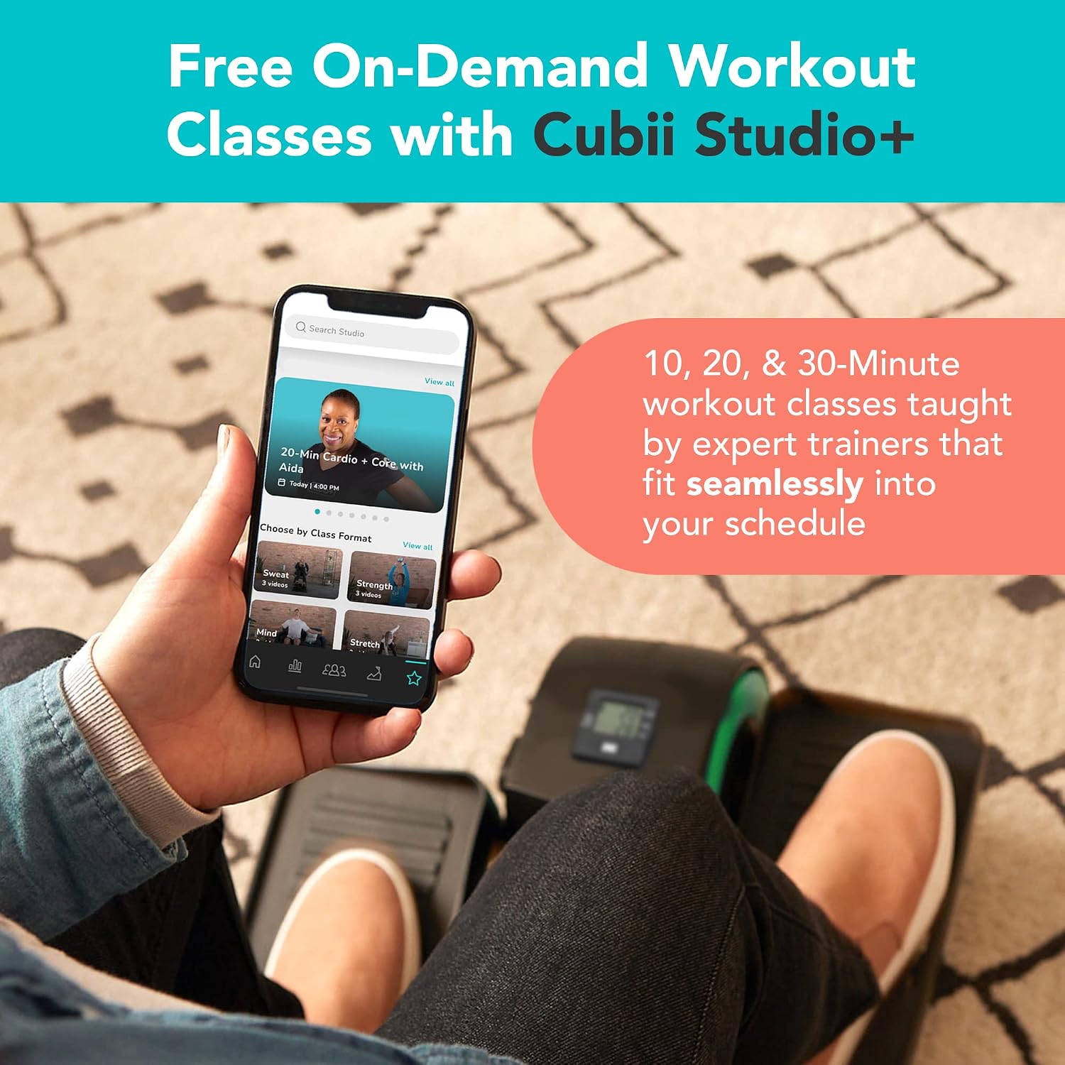 Thumbnail 6 de Cubii JR1 under-desk elliptical for seniors