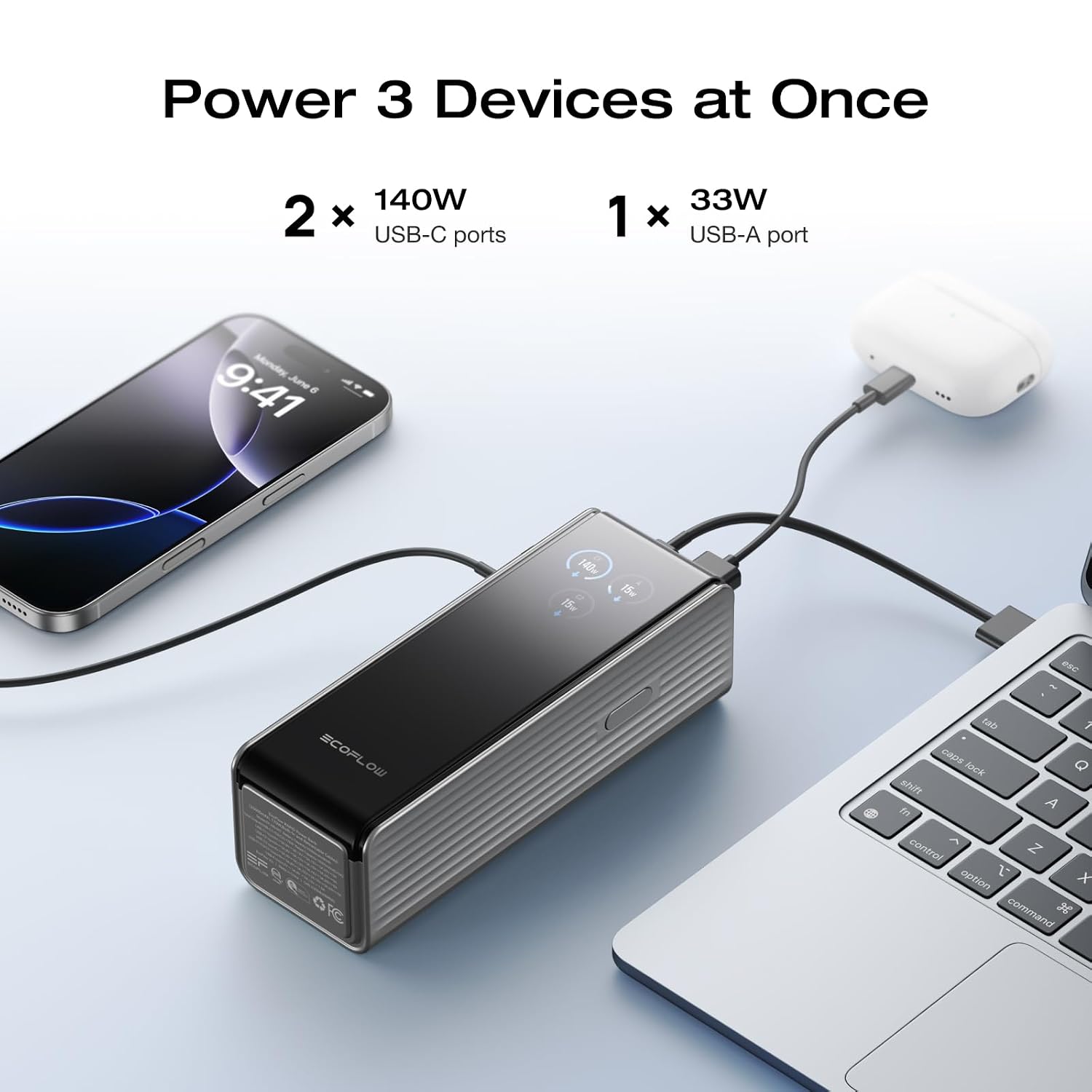 Thumbnail 2 de EF ECOFLOW EF-HB-002 Rapid Power Bank, 25,000mAh 170W Portable Charger