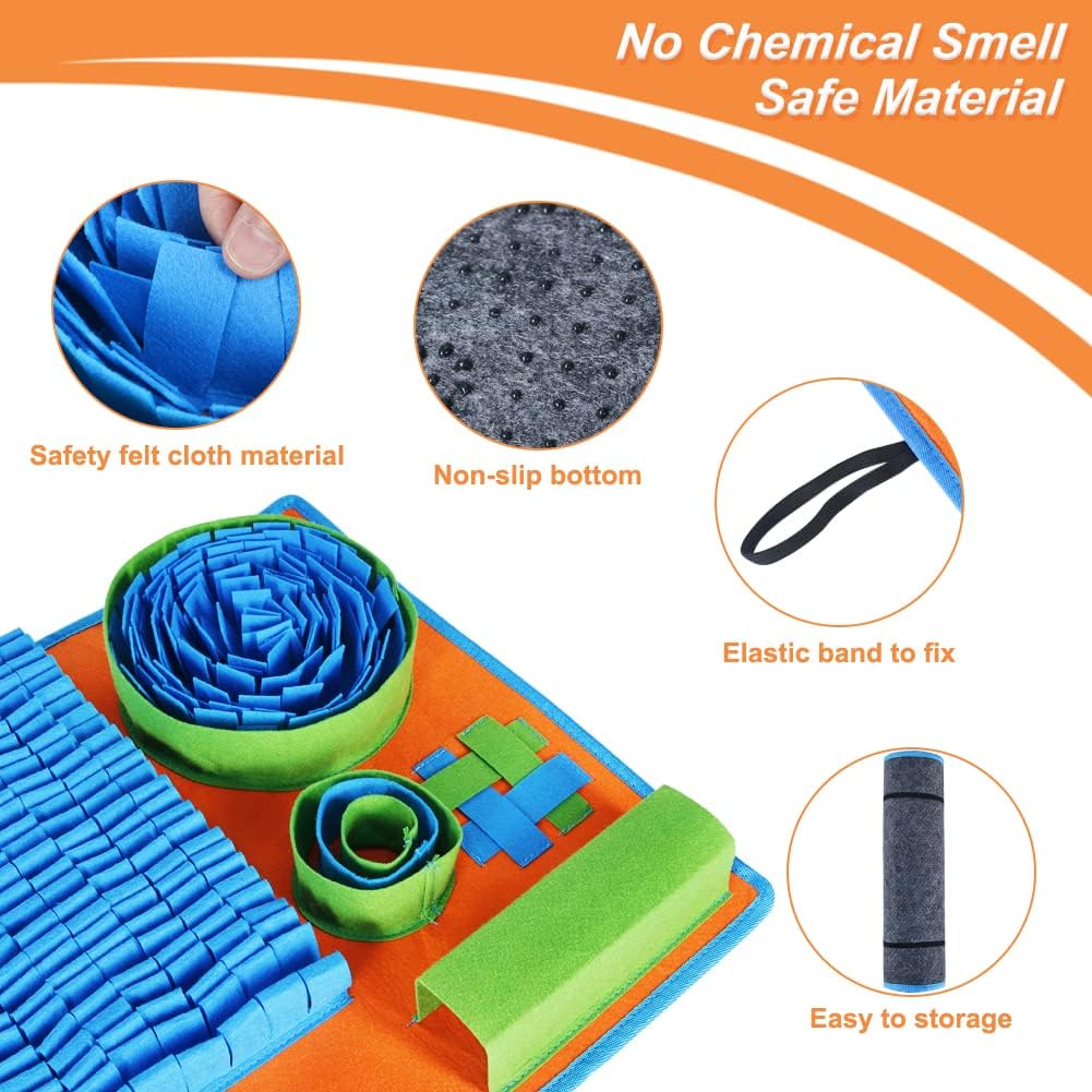 Detalle 2 de Vivifying Snuffle Mat for Dogs slow feeder