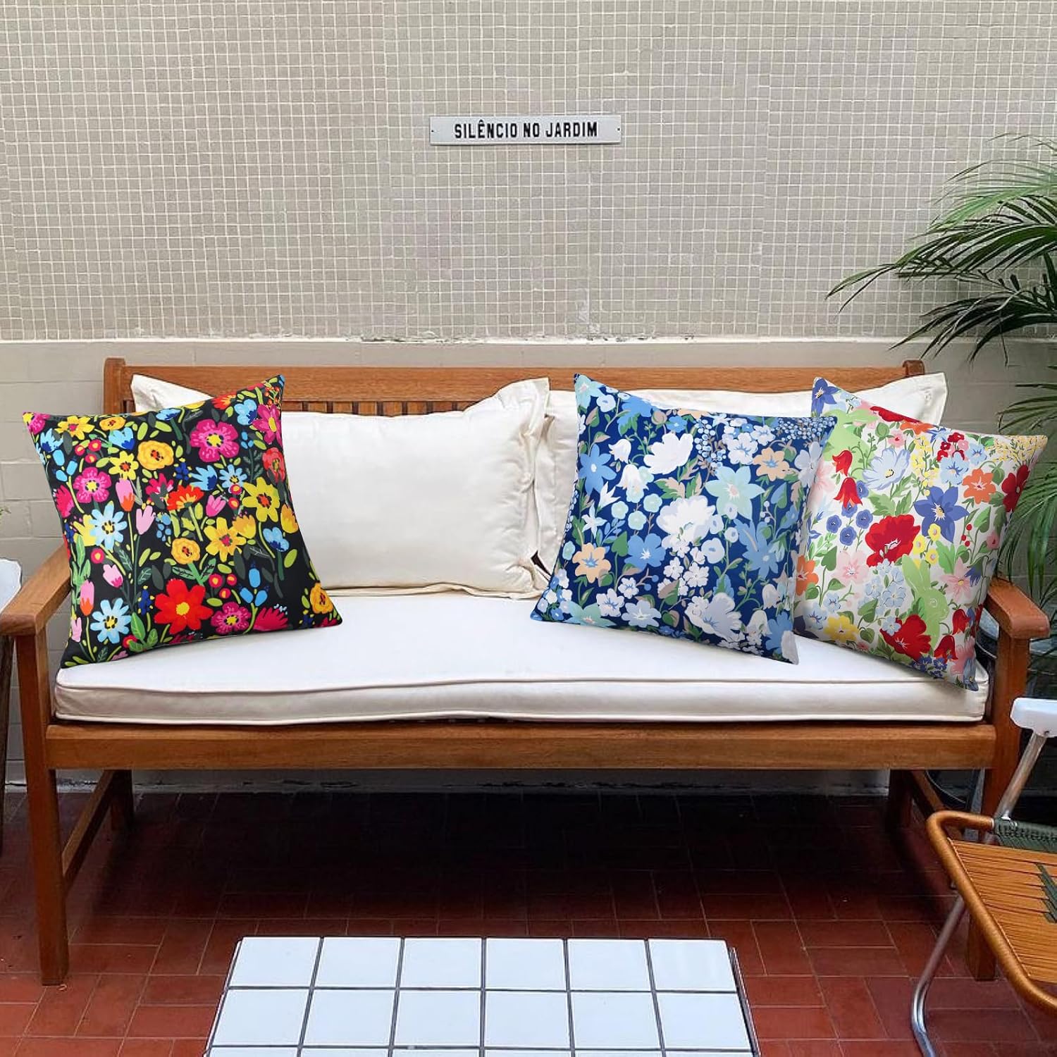 Detalle de Adabana Outdoor Pillow Covers 20x20 Inch