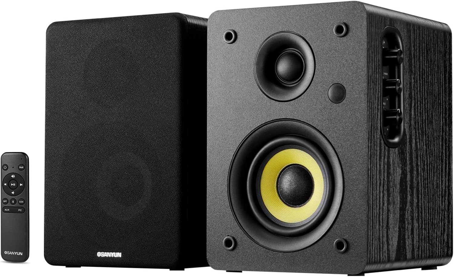 Detalle de Sanyun SW206 4" HiFi Bookshelf Speakers