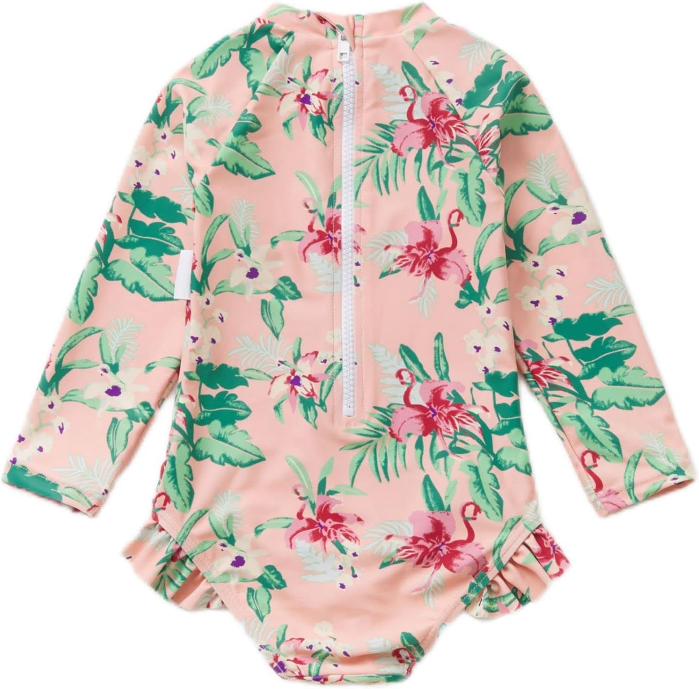 Thumbnail 1 de BONVERANO kleiner Mädchen Schwimmanzug mit UV-Schutz, Blumenmuster & Sonnenhut