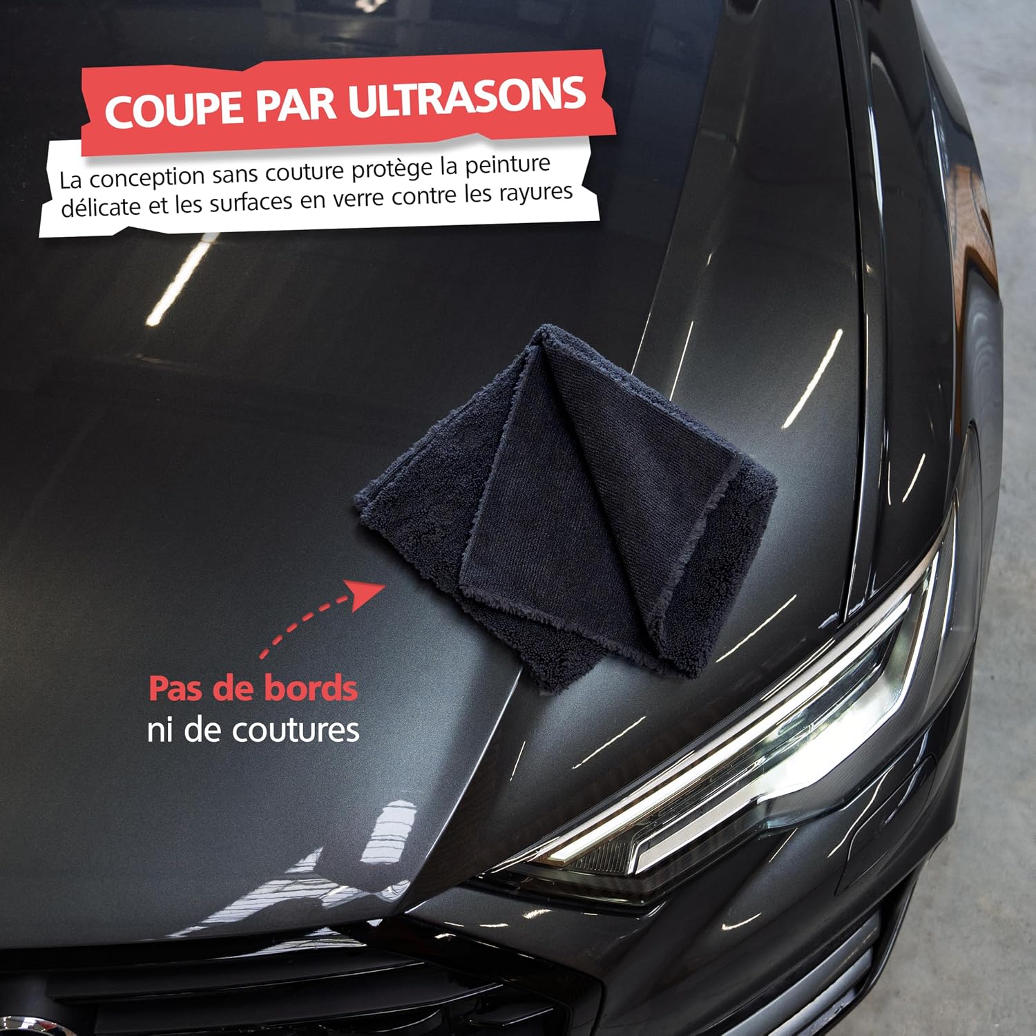 Thumbnail 3 de SPRINGER ZX1500 – Chiffon Duo Microfibres 40x40 cm, 2-en-1, sans couture