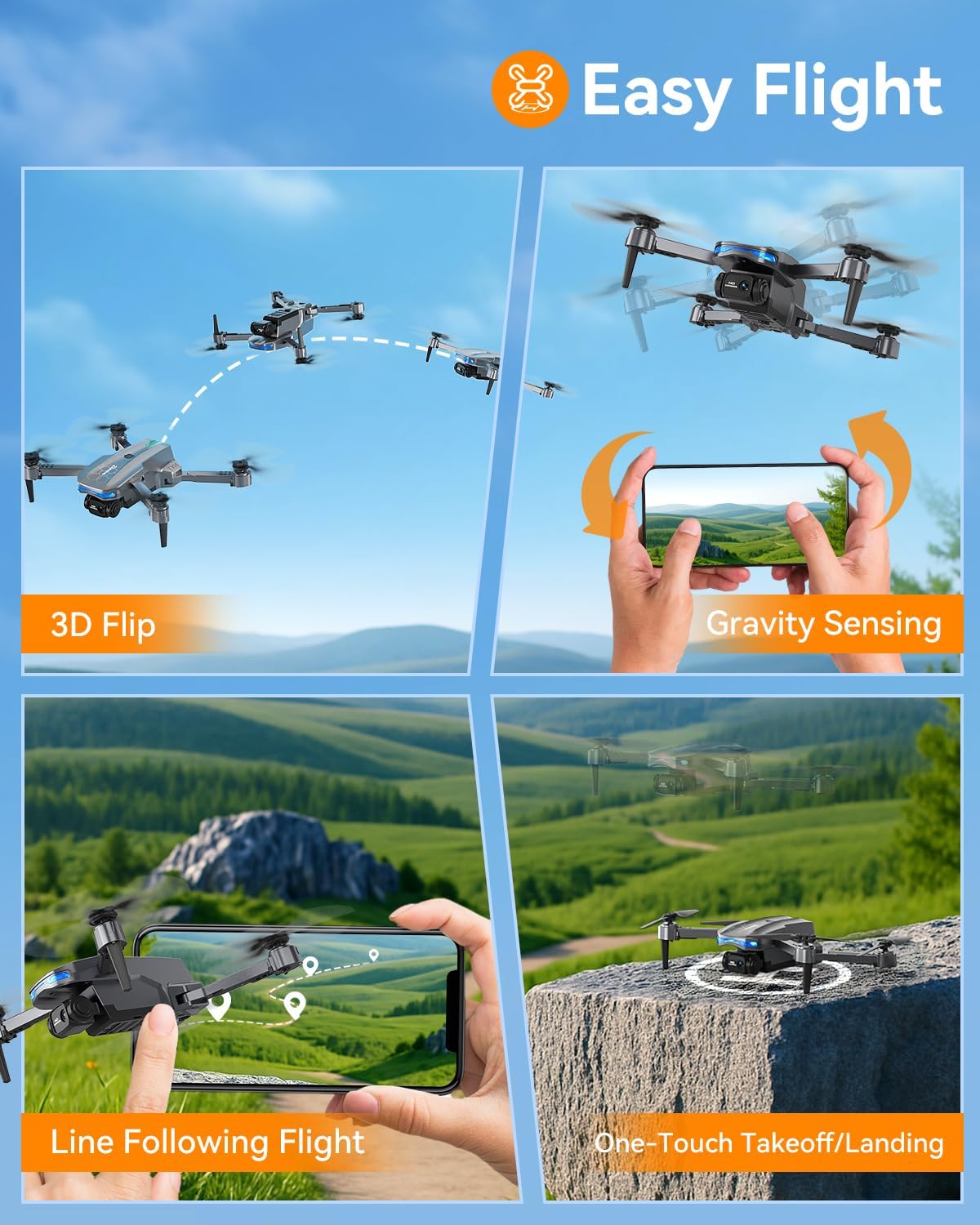 Detalle 2 de FERIETEL T29 C0 Drone 1080P