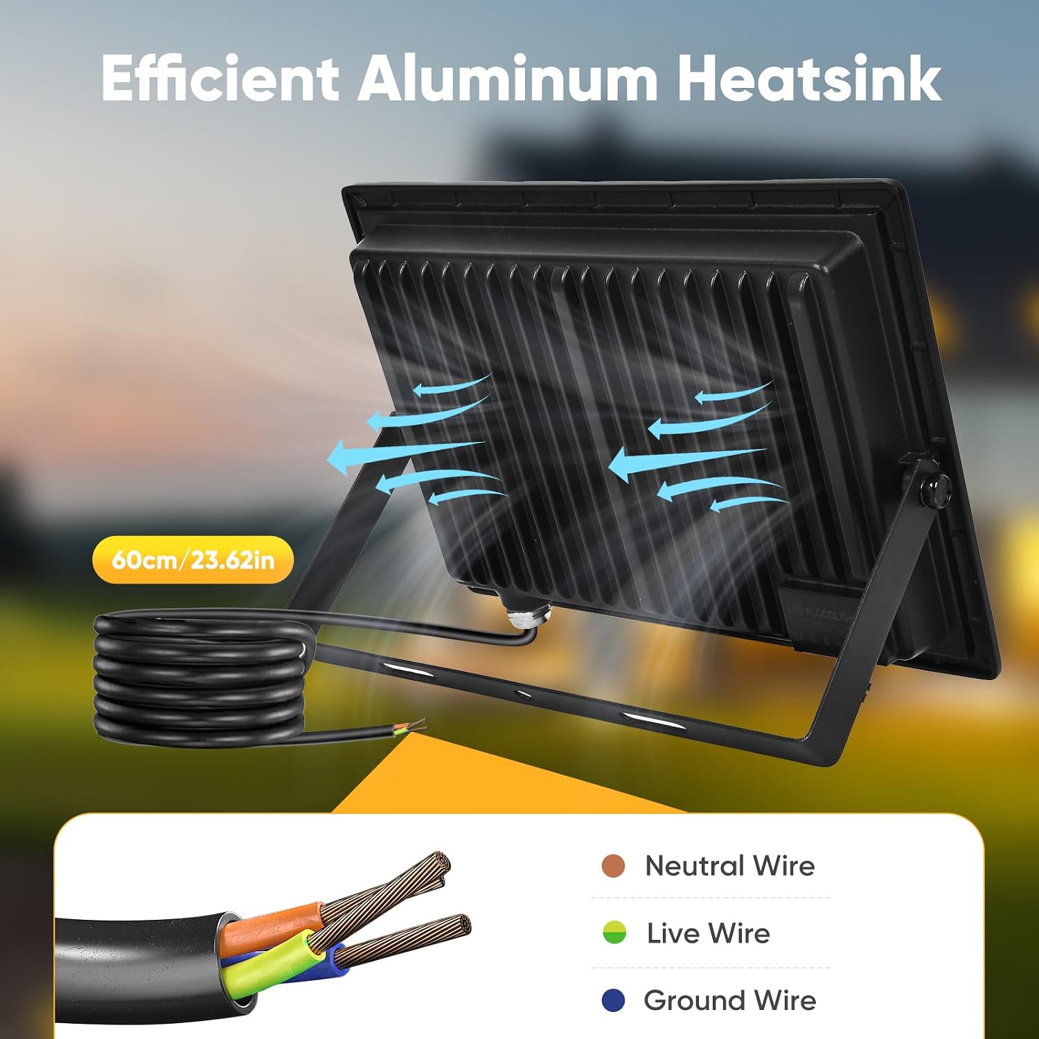 Thumbnail 4 de Plazique 100W Projecteur LED extérieur