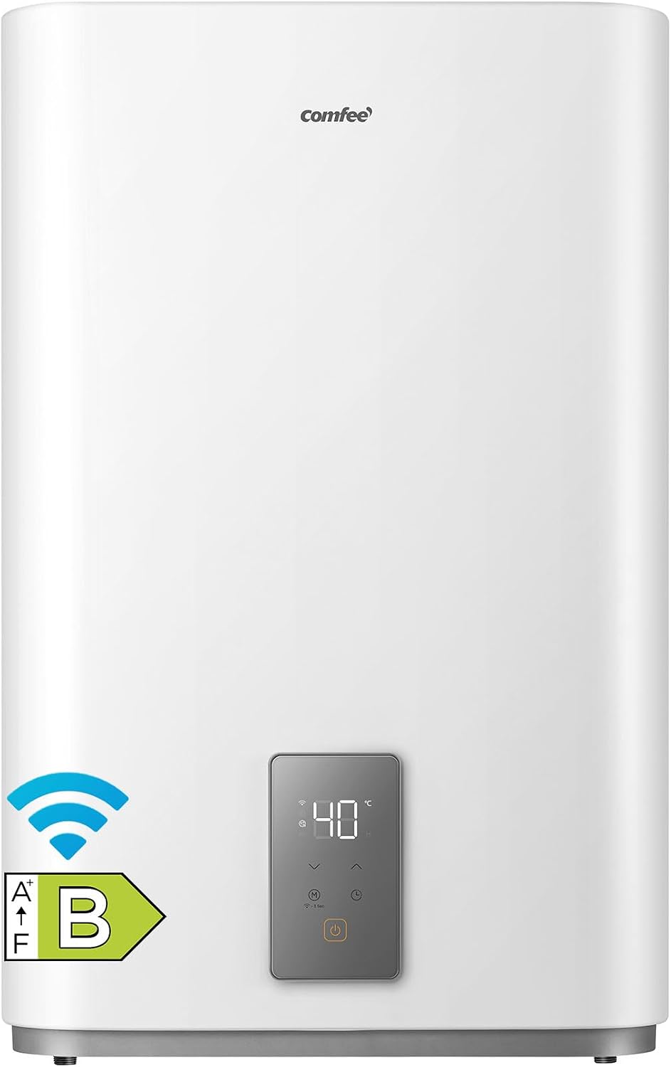 Detalle de Comfee CWH15ED1350EUW calentador 50L Wi‑Fi