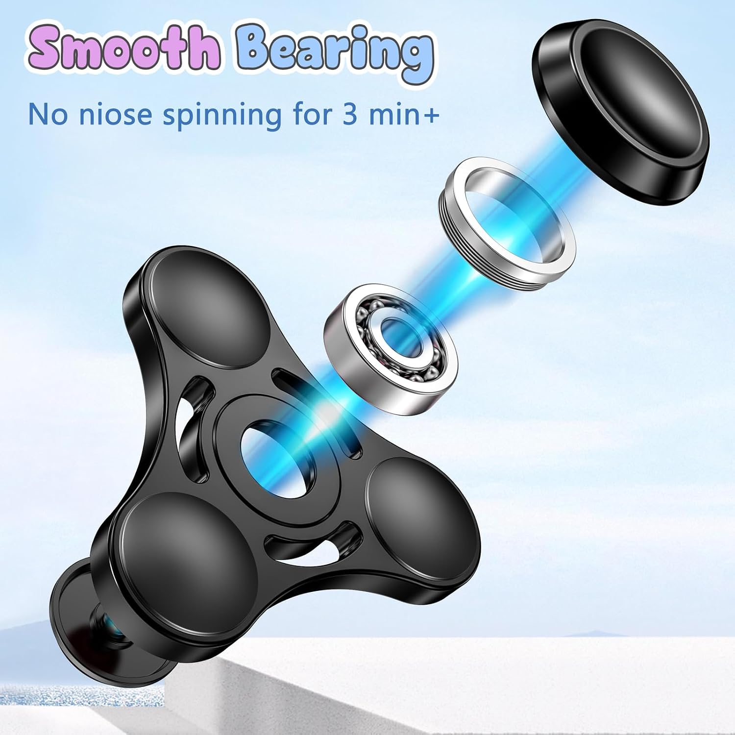 Detalle 2 de Coolden Fidget Spinner Metall Hochwertig