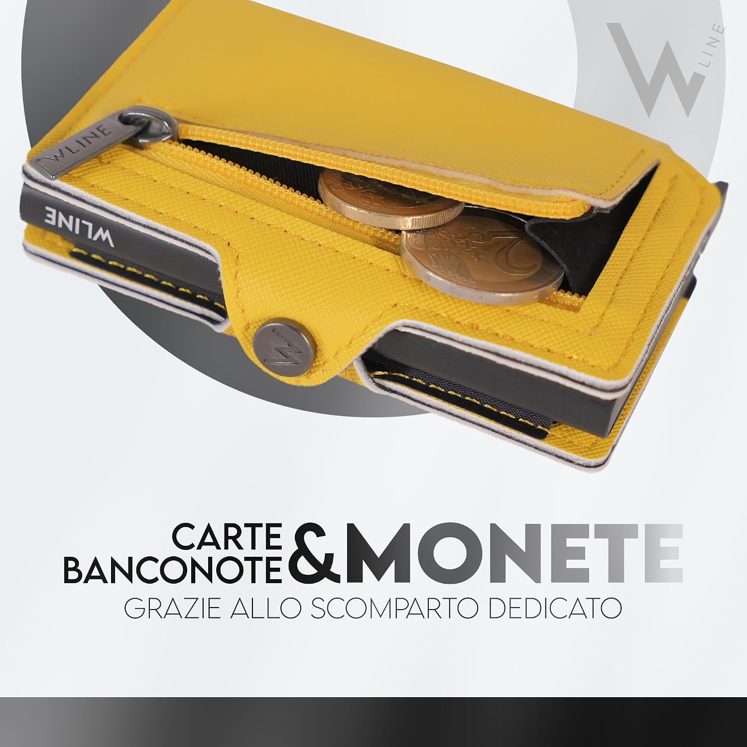 Detalle 2 de WLine Portafoglio Uomo Slim RFID