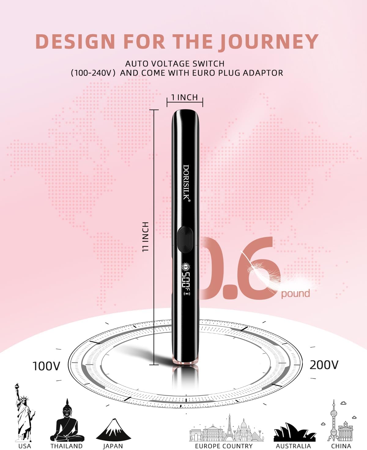 Thumbnail 6 de DORISILK 500°F Hair Straightener 💇♀