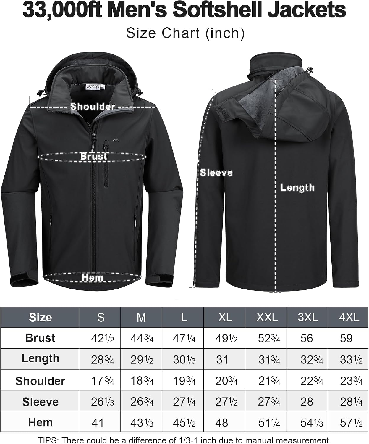 Thumbnail 5 de 33,000ft Men's Waterproof Softshell Jacket