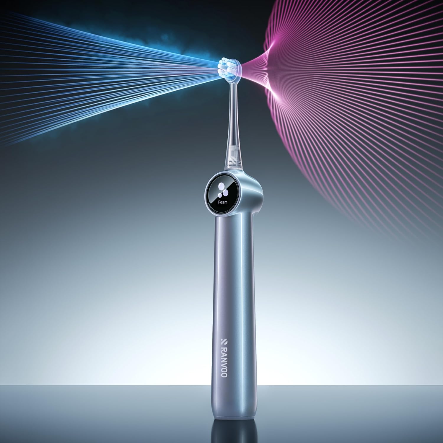 Detalle de RANVOO AirJet X5 sonic toothbrush 2.6 m/s