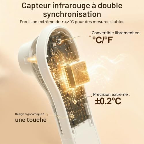 Detalle 2 de AOOZTO thermomètre frontal sans contact