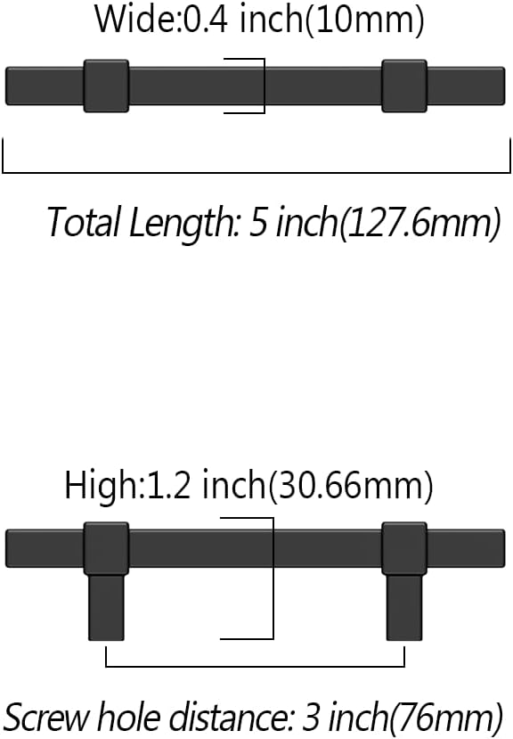 Detalle de Asidrama Cabinet Handles, 3-Inch Hole Center