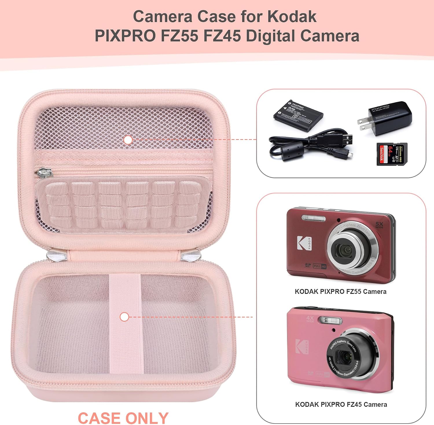 Thumbnail 2 de RAIALL Compact camera case for PIXPRO FZ55