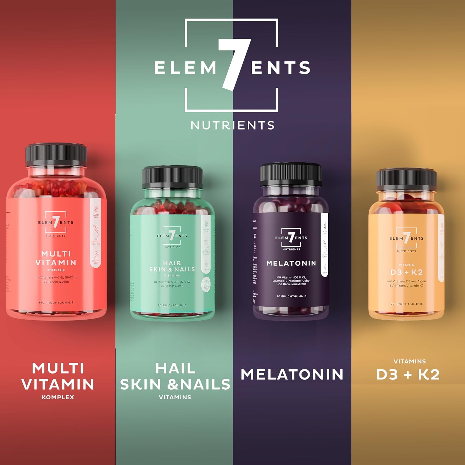 Thumbnail 5 de Melatonin Gummies zuckerfrei & vegan mit Baldrian, Kamille, Lavendel & Passionsblume – Schlaf-Einschlafgummis