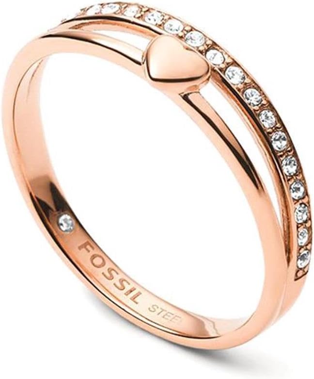 Thumbnail 5 de Fossil Jewelry — Acier inoxydable doré, fini poli, tailles 9, 12, 14, 17 et 20