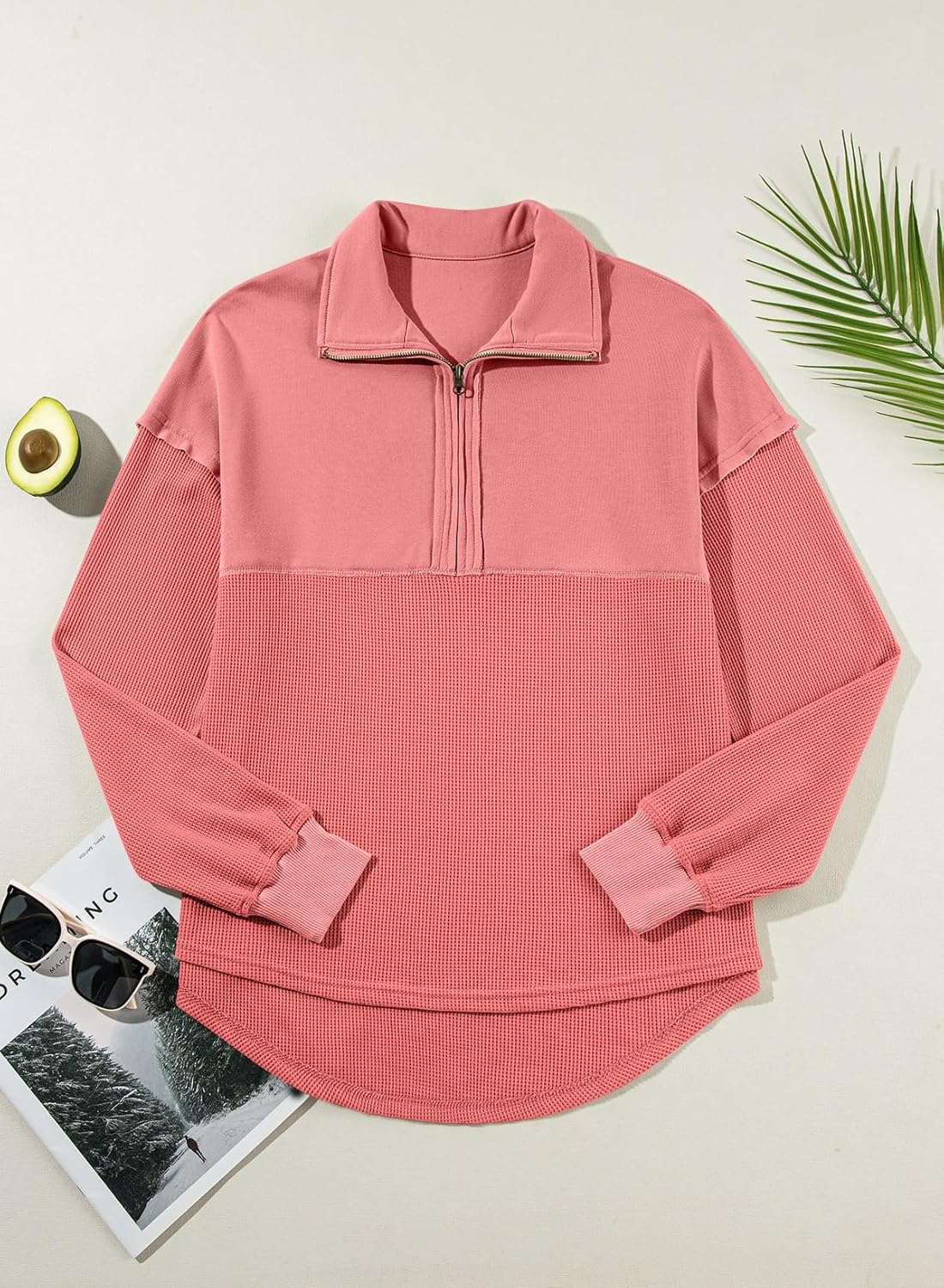 Thumbnail 5 de SHEWIN Womens Half Zip Sweatshirt 75% Polyester