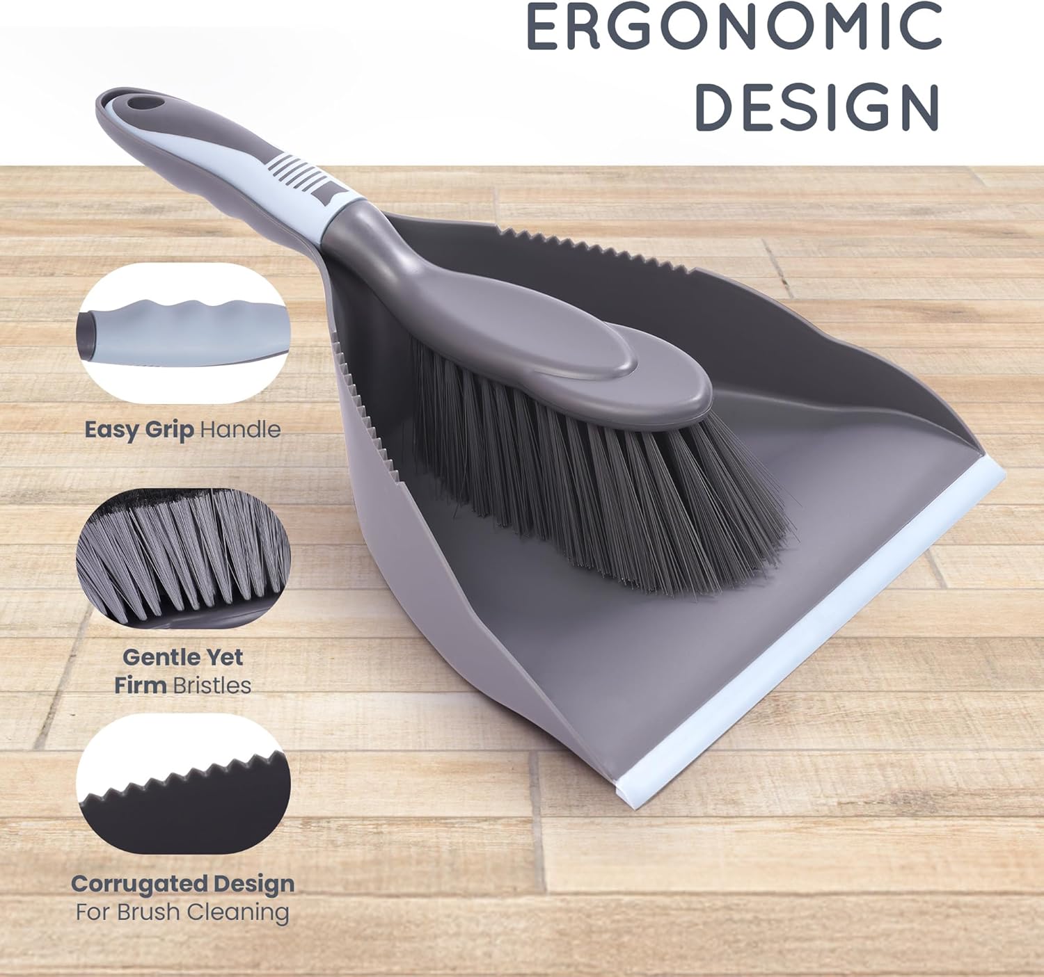 Thumbnail 3 de CUQOO Dustpan and Brush Set Compact