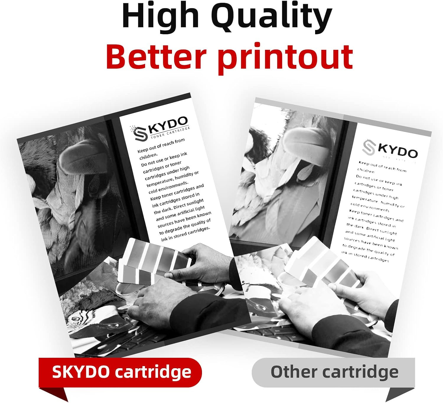 Detalle 2 de Skydo 054H Black Toner Cartridges, 2-Pack for Canon MF and LBP Printers