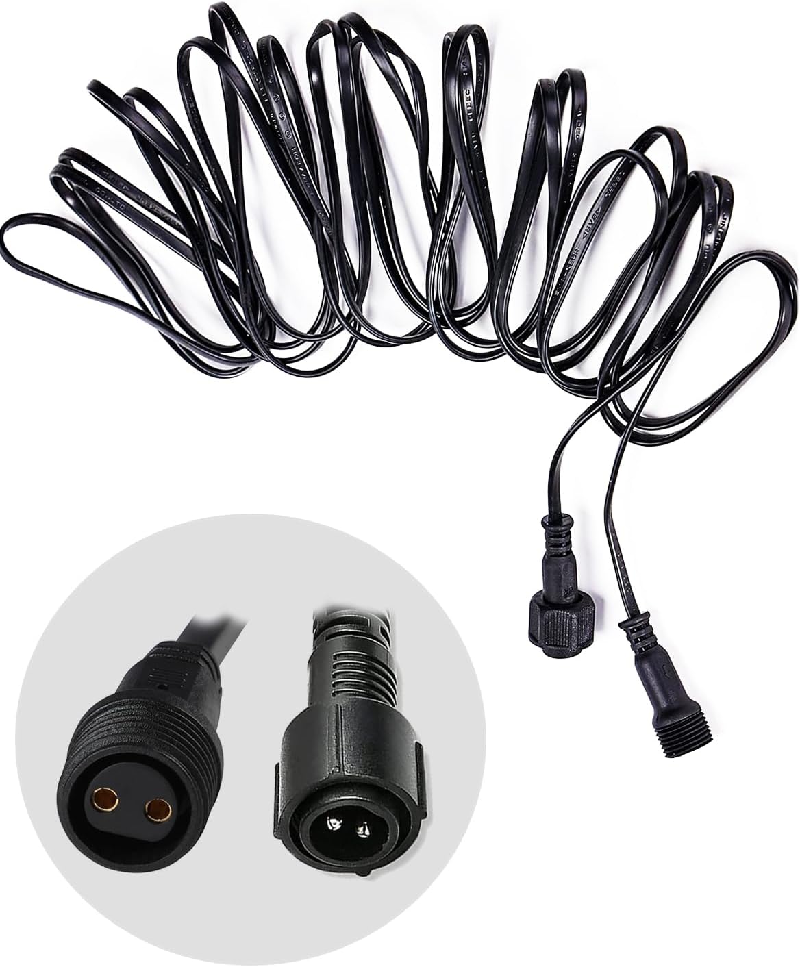 Detalle de Joysing Joysing-10m-2P-WP verlengkabel voor buiten, 10 m, 2-polig, IP65