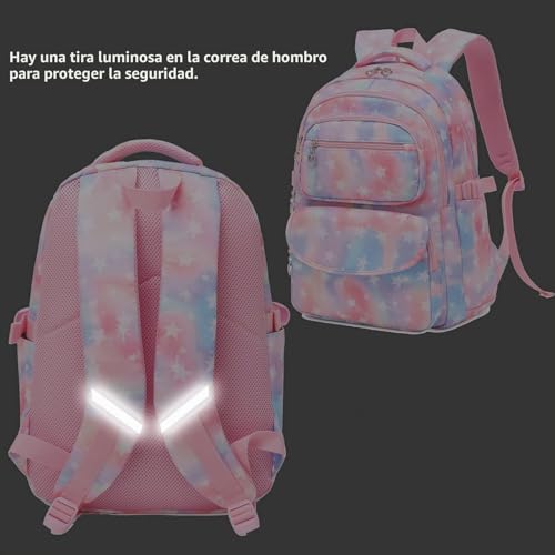 Thumbnail 3 de SIVENKE Juego de Mochila Escolar con Bolsa de Almuerzo y Estuche (3 piezas) – Estrella