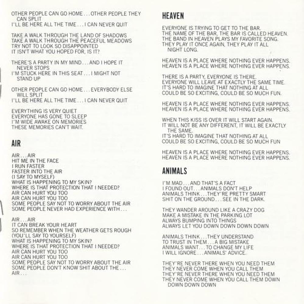 Detalle 1 de Talking Heads『Fear of Music』CD|「I Zimbra」収録、簡潔さと遊び心が光るアルバム