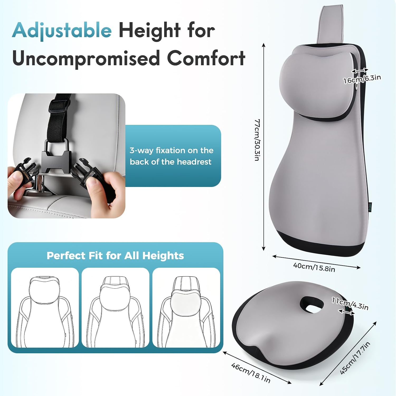 Thumbnail 6 de FLORICH Car Seat Cushion with Memory Foam