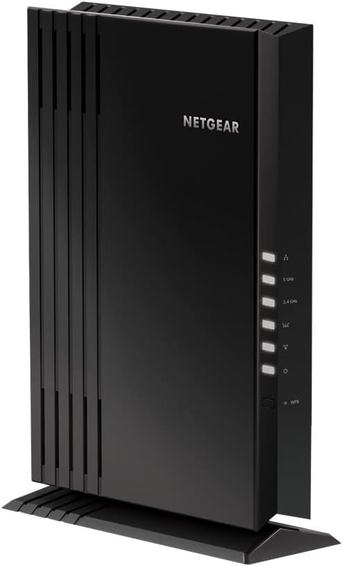Detalle de Netgear EAX15 WiFi 6 Mesh Repeater AX1800 – Abdeckung bis 100 m², 20 Geräte, Smart Roaming