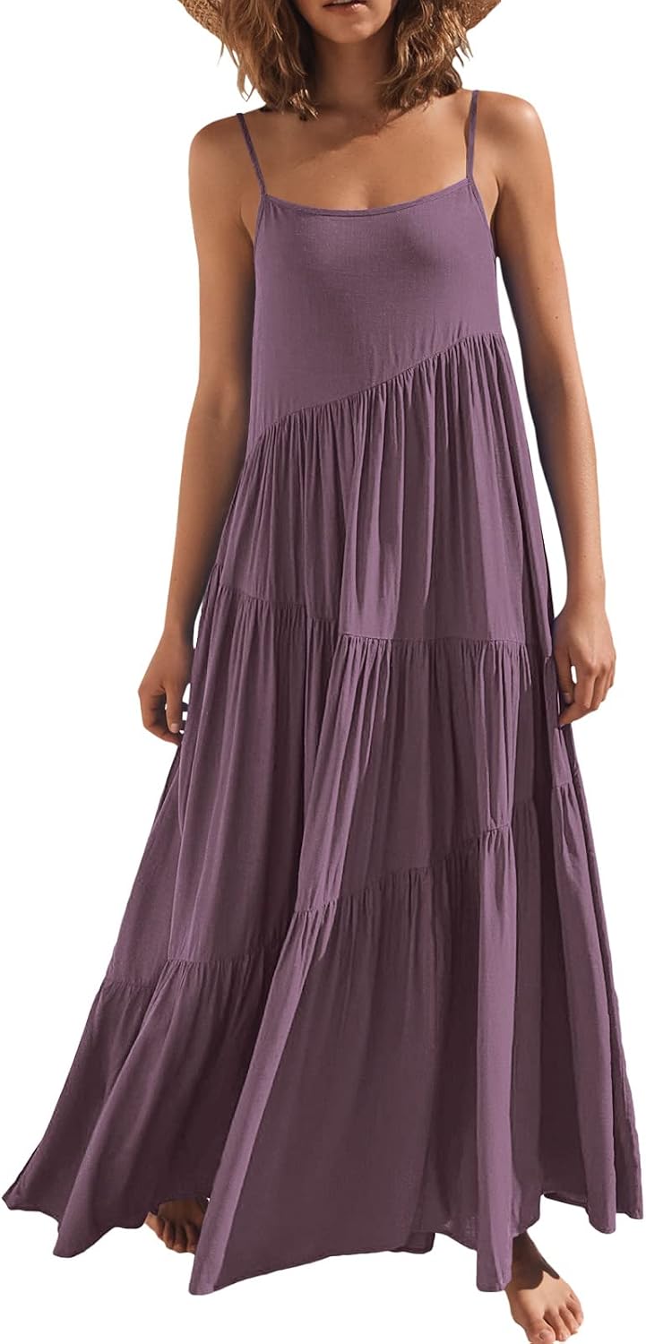 Detalle de ANRABESS Sundress Maxi Dress