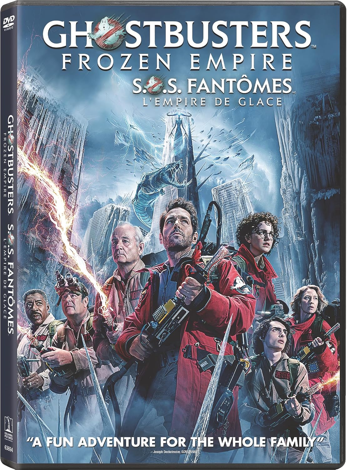 Detalle de Ghostbusters: Frozen Empire Bilingual DVD, PG, 1 hour 55 minutes