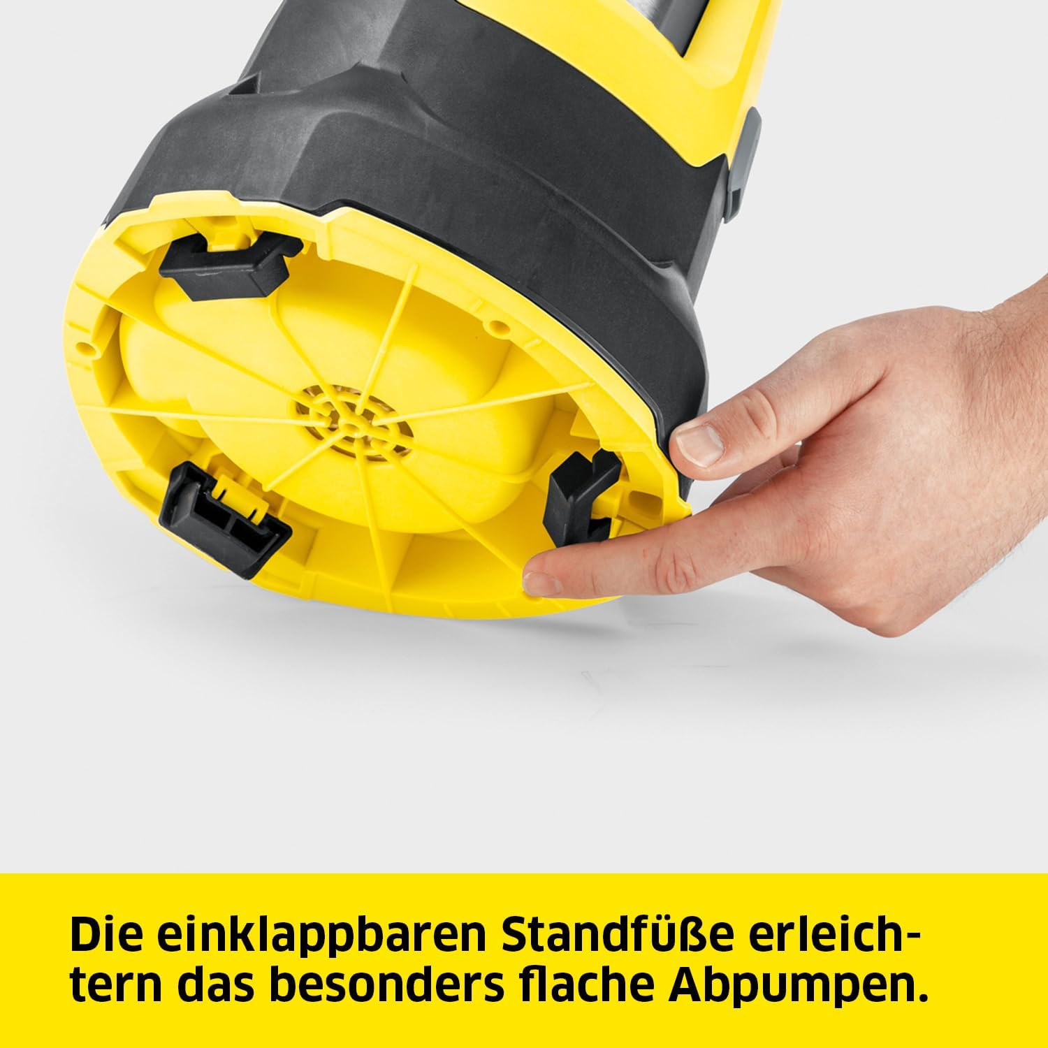 Detalle de Kärcher SP 17.000 Flat Level Sensor flachsaugende Tauchpumpe – leistungsstarke Lösung für Grobwasser