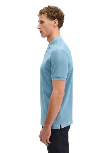 Detalle de Marc O’Polo Polo-Shirt kurzarm mit Stretch – Shaped Fit, Murphy Marine, 3XL