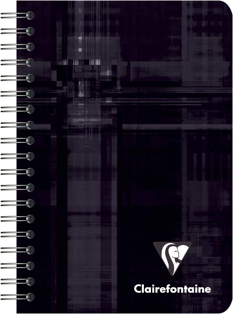 Thumbnail 1 de Clairefontaine 68592C - Lot de 10 carnets à spirale 9x14 cm, 100 pages, papier 90 g, couverture pelliculée, couleurs aléatoires