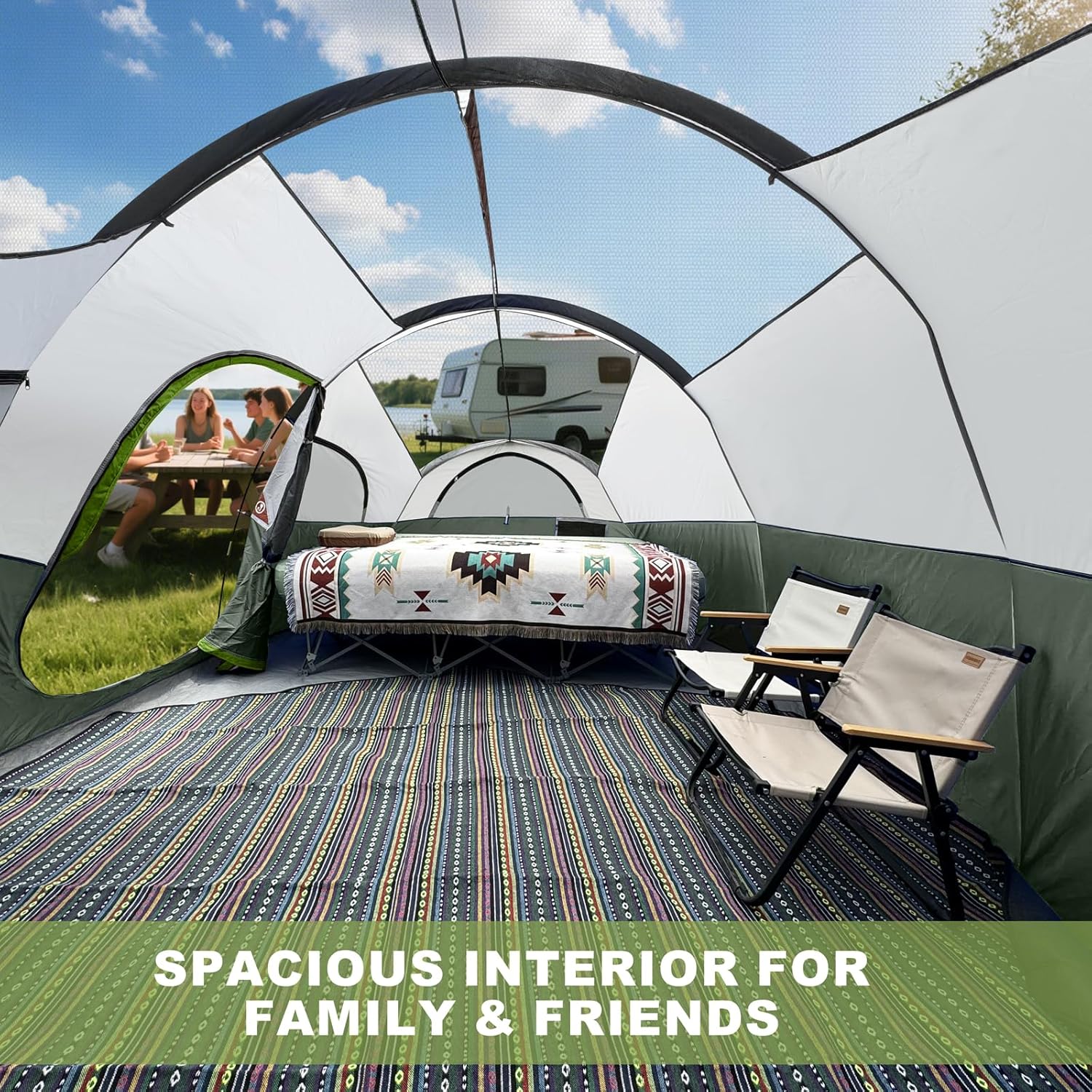 Detalle de CAMPROS CP Tent 8 Person 72in Center Height