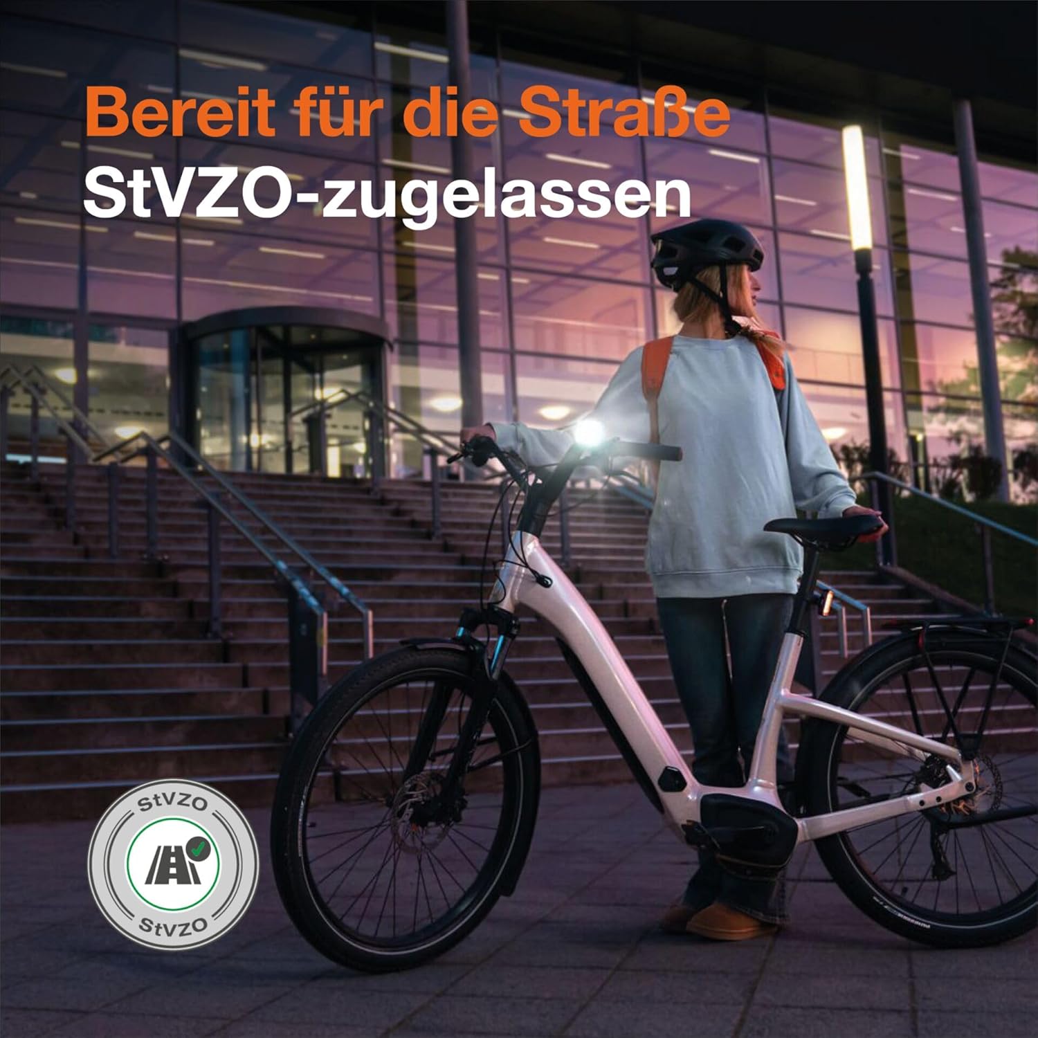 Thumbnail 4 de OSRAM LEDsBIKE COMPACT 100 Set – wiederaufladbares Fahrradlicht-Set mit Bremslicht, StVZO-konform