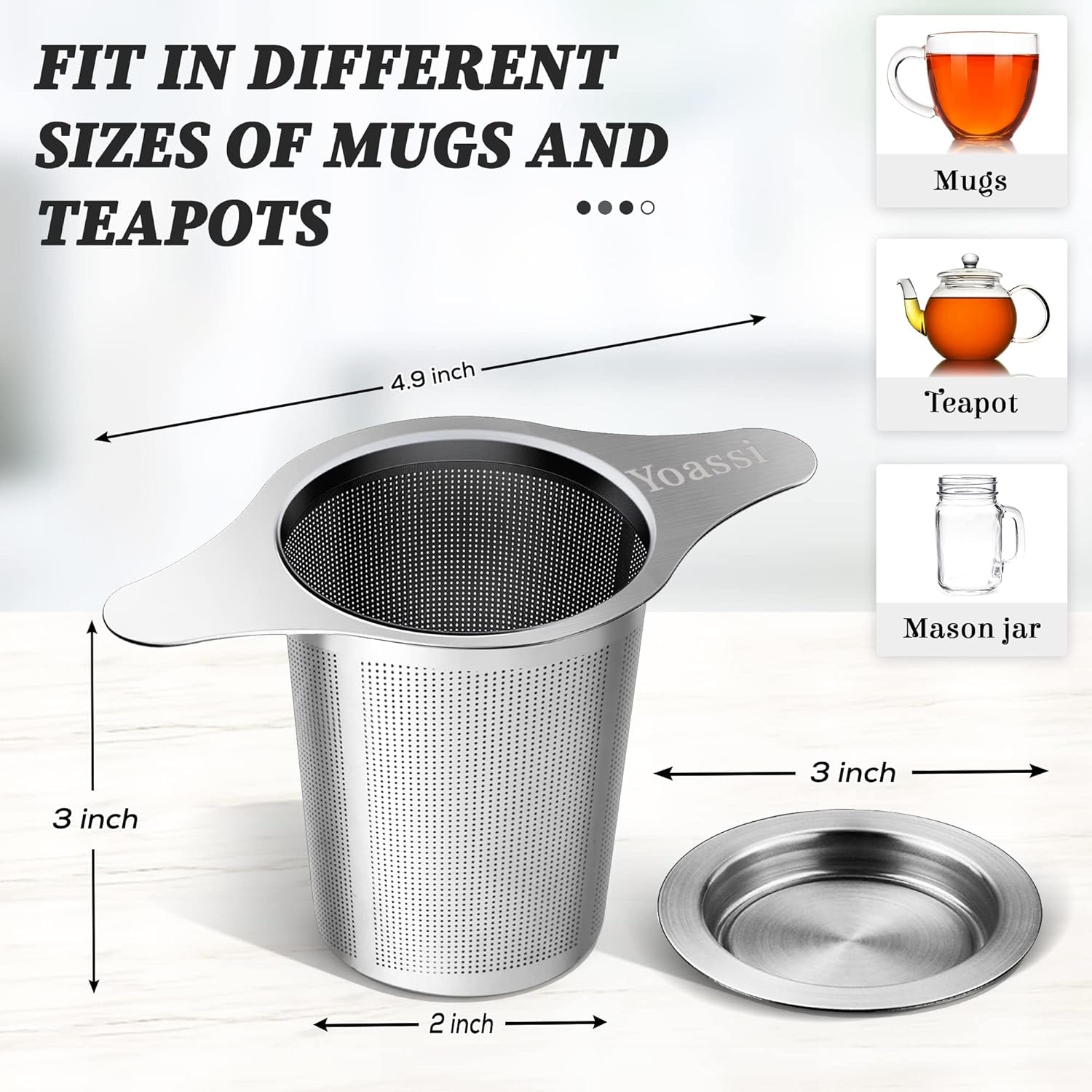 Thumbnail 4 de Extra Fine 18/8 Tea Infuser 5-inch