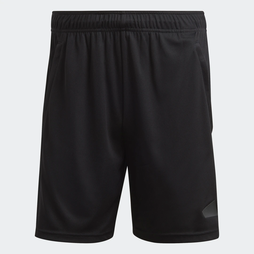 Detalle de Pantalón corto de entrenamiento Train Essentials Logo de Adidas – negro