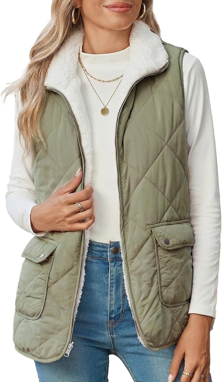 Detalle de SHEWIN Women's Fleece Vest