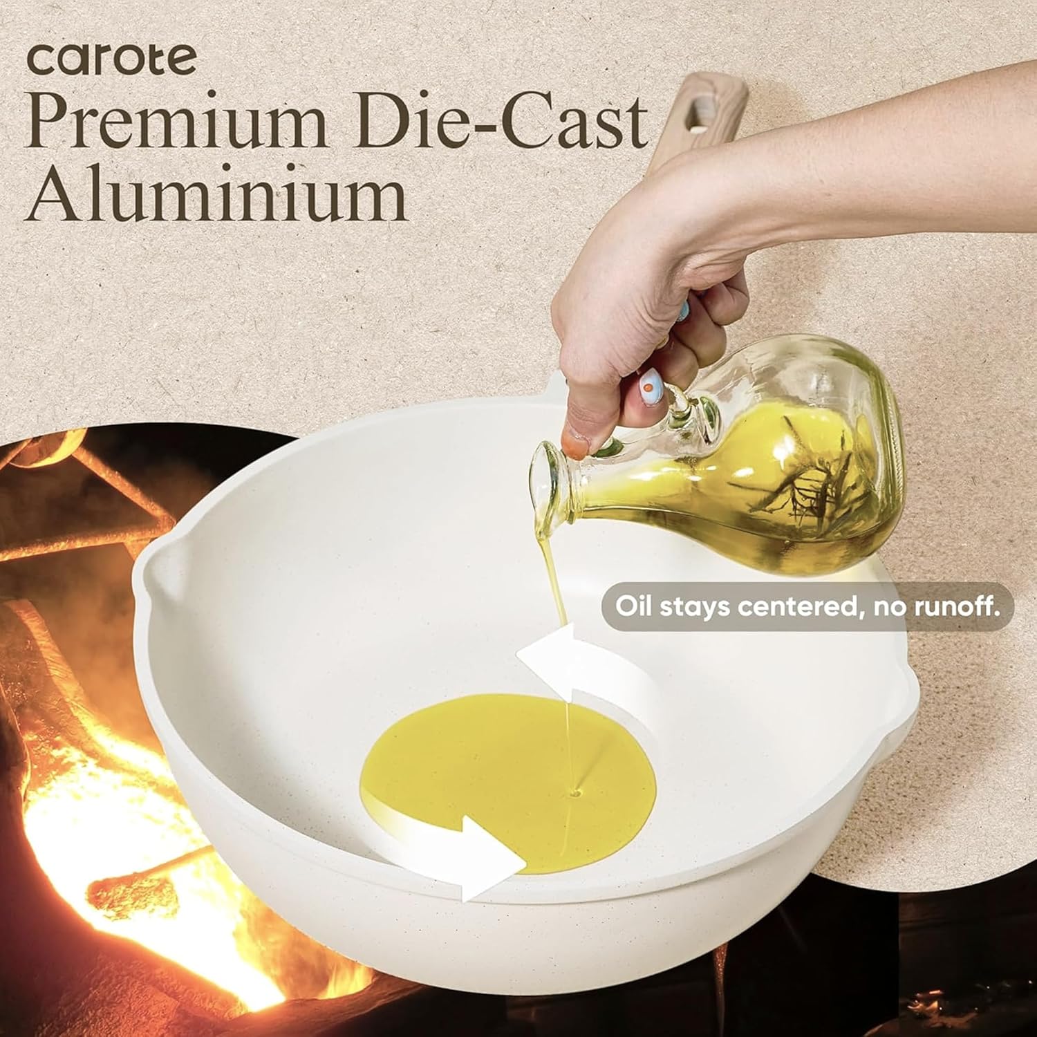 Thumbnail 6 de CAROTE 21-piece nonstick cookware set
