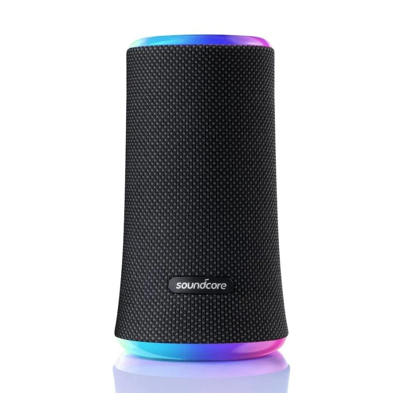 Detalle de Anker Soundcore Flare II: Altavoz Bluetooth 20 W, iluminación RGB y resistencia IPX7