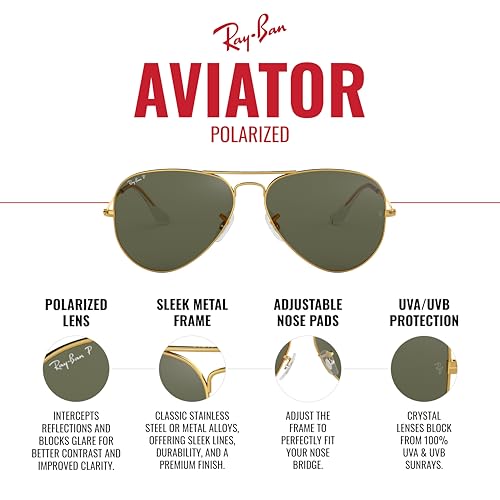 Thumbnail 2 de Ray-Ban Aviator Large Metal 62mm Gold