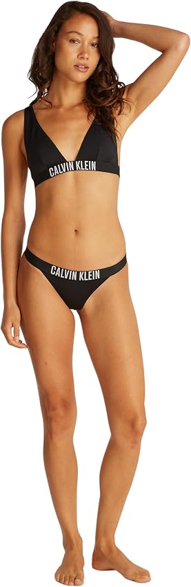 Detalle 2 de Calvin Klein Top Bikini bralette M mujer negro