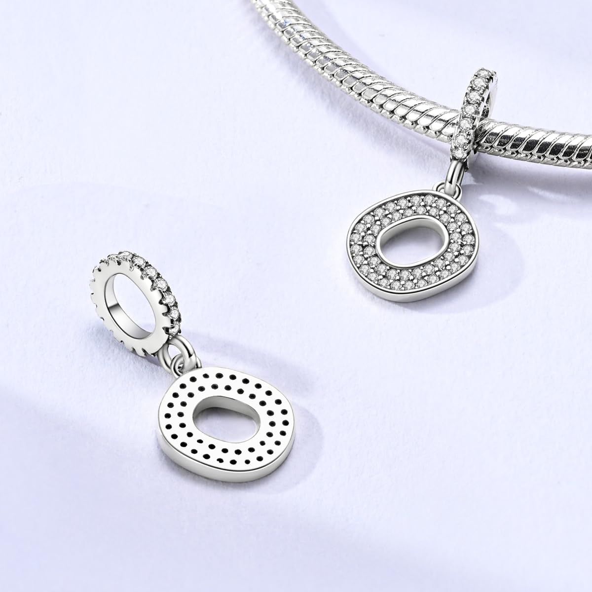 Thumbnail 2 de QIKAOLA S925 Alphabet Charms A–Z